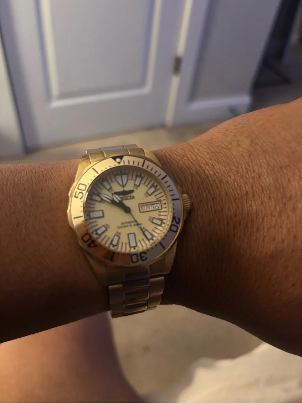 Invicta Gold Tone Men's Dive Watch